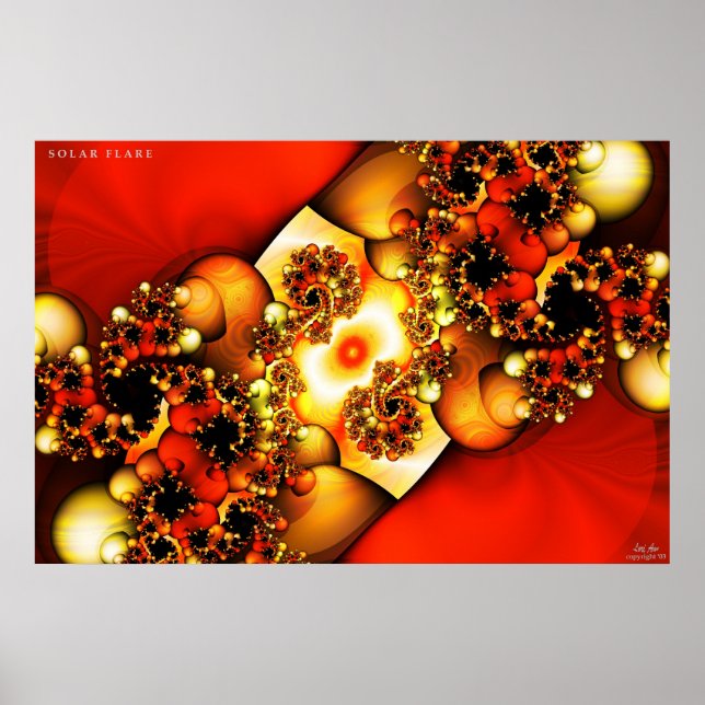 Poster Flare solaire (Devant)