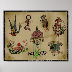 poster flash de tatouage NOTxDEAD