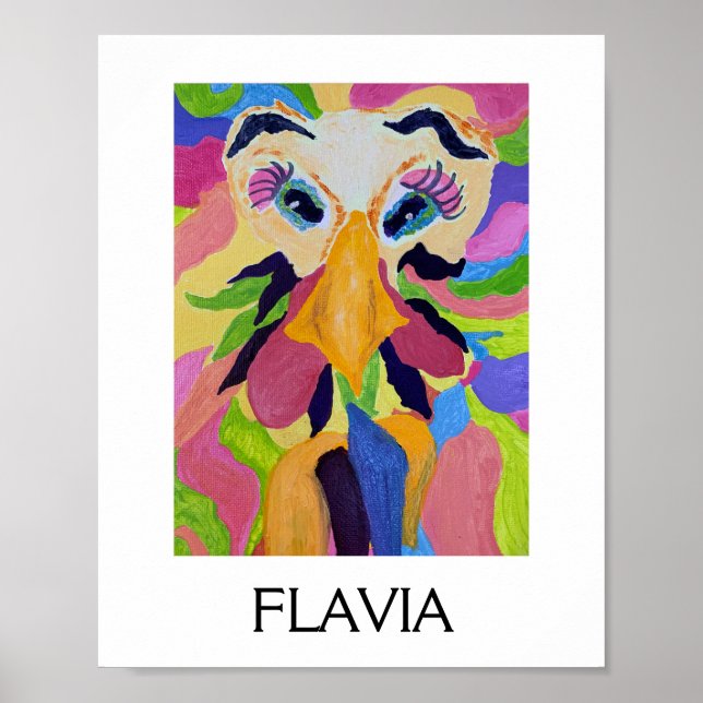 Poster Flavia, 8 x 10 (Devant)