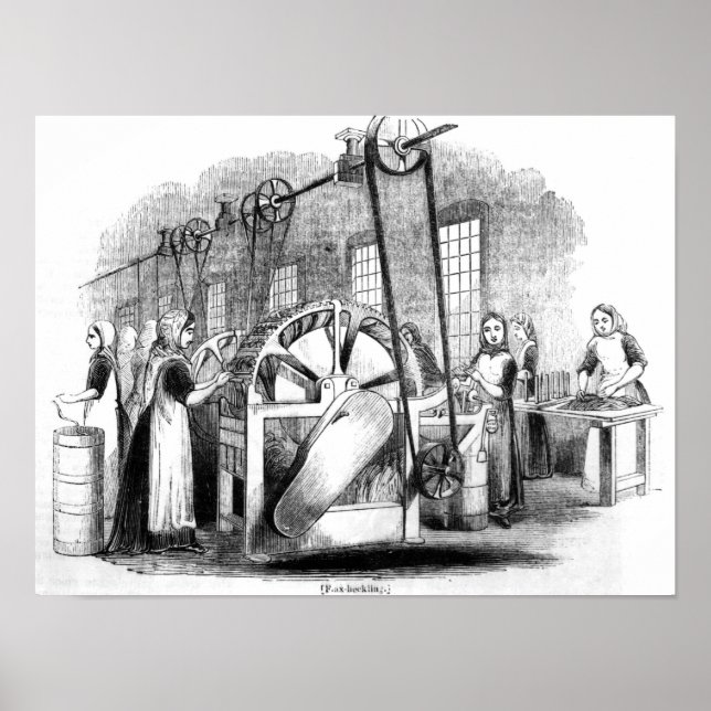 Poster Flax Heckling (Devant)