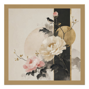 Poster "Fleur abstraite"