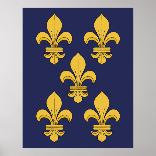 Poster Fleur-de-lis (Devant)