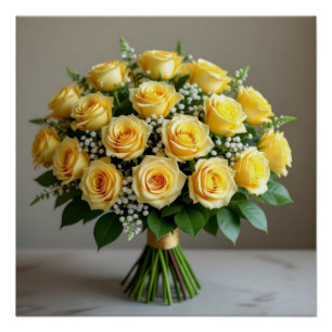 Poster Fleur de rose