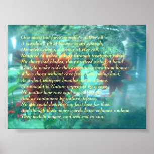 Poster Fleur et Sonnet