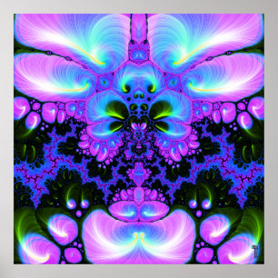 Poster Fleur V de Quetzalcoatl 1 copie d'art