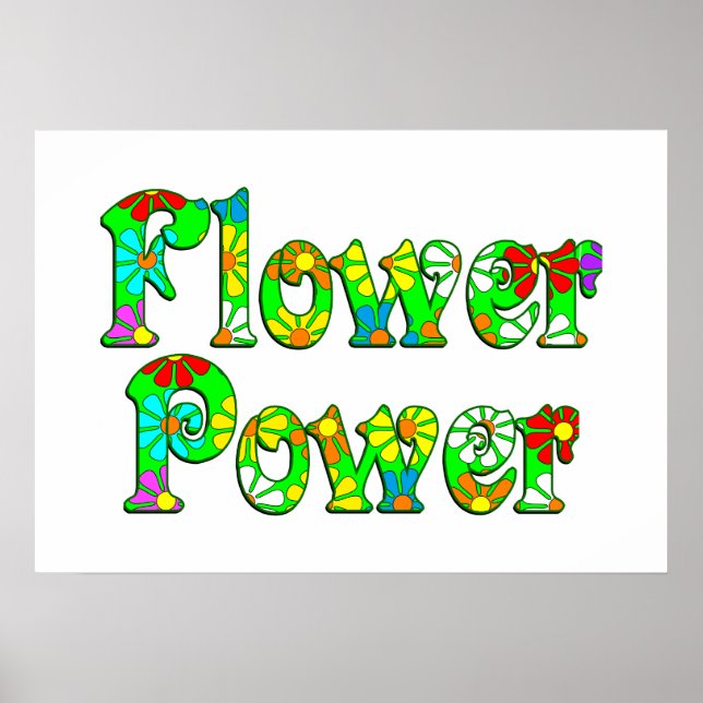 Poster Fleurs d'alimentation (Devant)