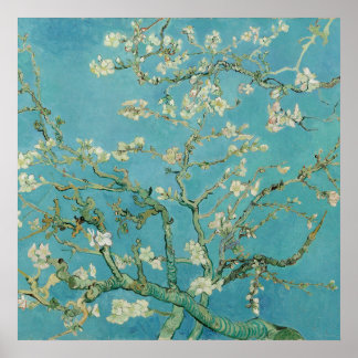 Poster Fleurs d'amandes par Vincent van Gogh