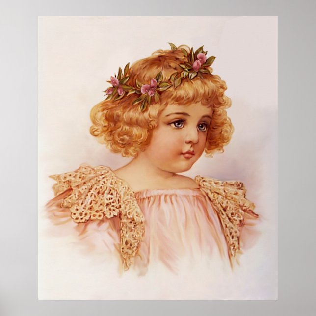 Poster Fleurs dans ses cheveux (Devant)