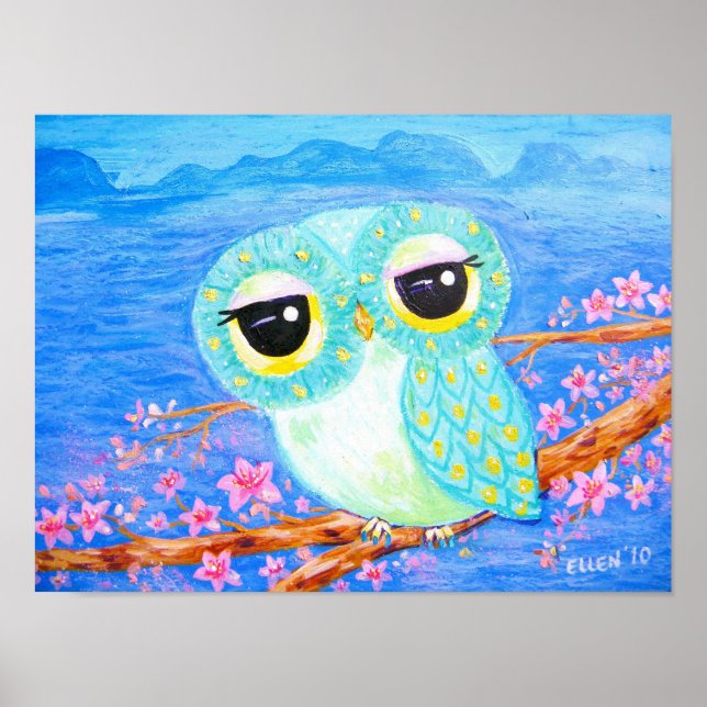 Poster Fleurs de cerisiers (Devant)