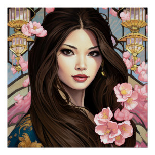 Poster Fleurs de l'élégance