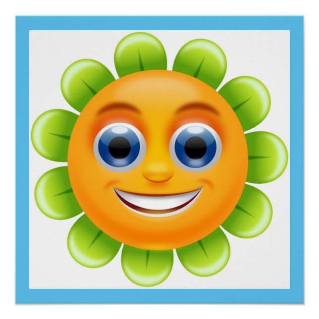 POSTER FLEURS DE VISAGE (Devant)