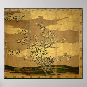 Poster Fleurs des camélias