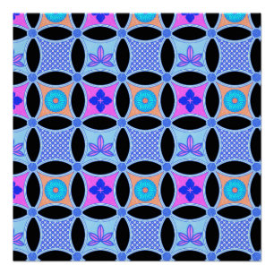 Poster Fleurs et Motifs