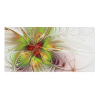 Fleurs imaginaires fractales douces et tendres