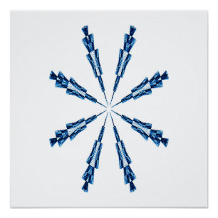 Poster Flocon de neige...