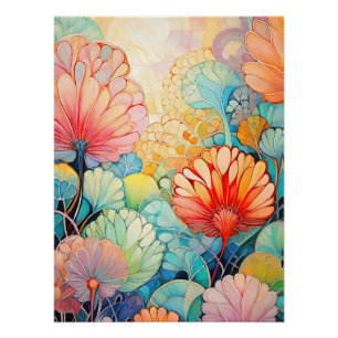 Poster Flora 5 Floral Pastel
