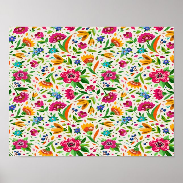 Poster floral (Devant)