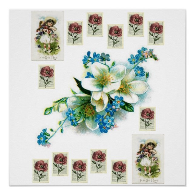 Poster floral (Devant)