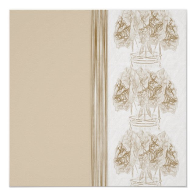 Poster floral (Devant)