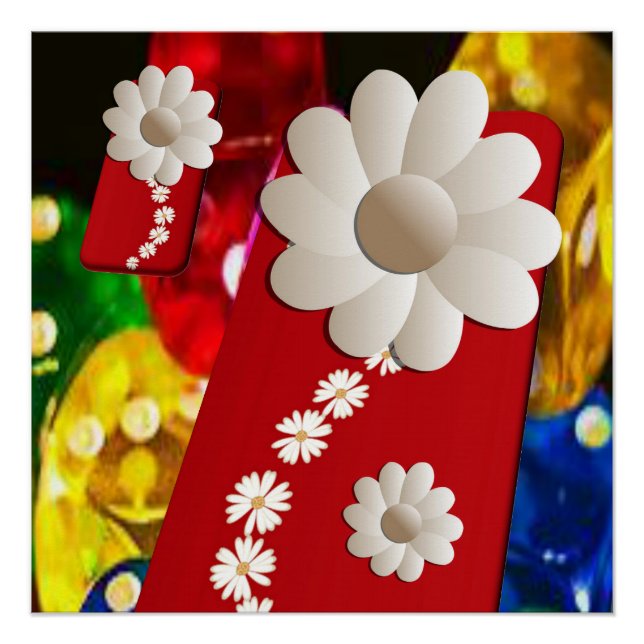 Poster floral (Devant)