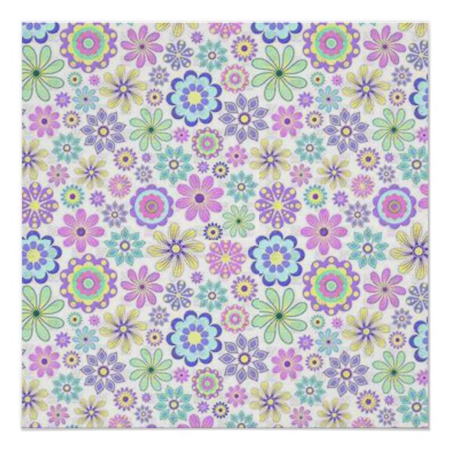 Poster floral (Devant)