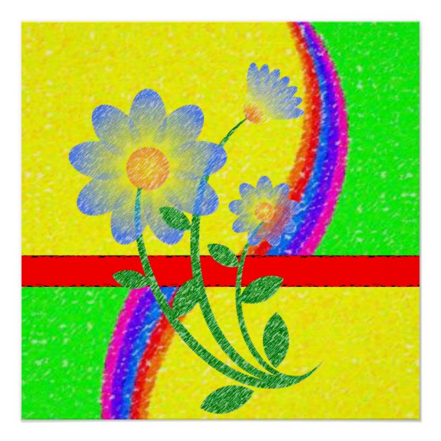 Poster floral (Devant)