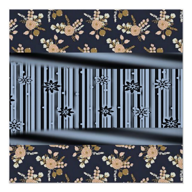 Poster floral (Devant)