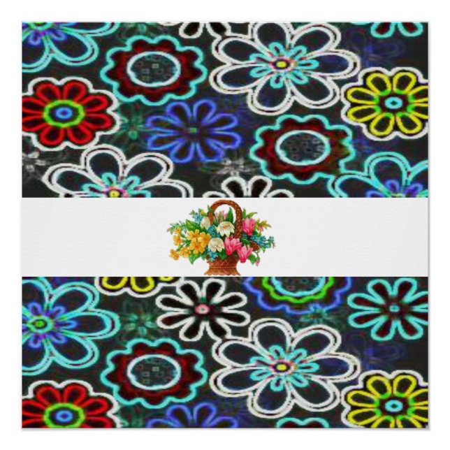 Poster floral (Devant)