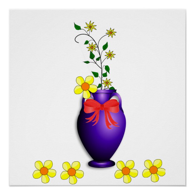 Poster floral (Devant)