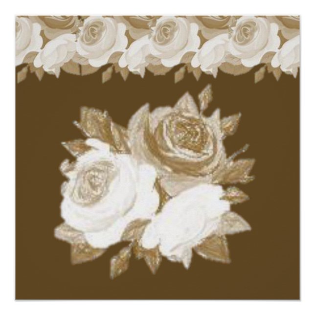 Poster floral (Devant)