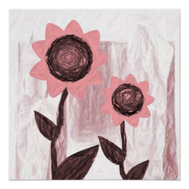 Poster floral (Devant)