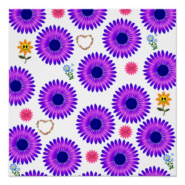 Poster floral (Devant)