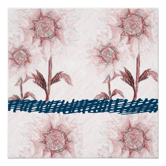 Poster floral (Devant)