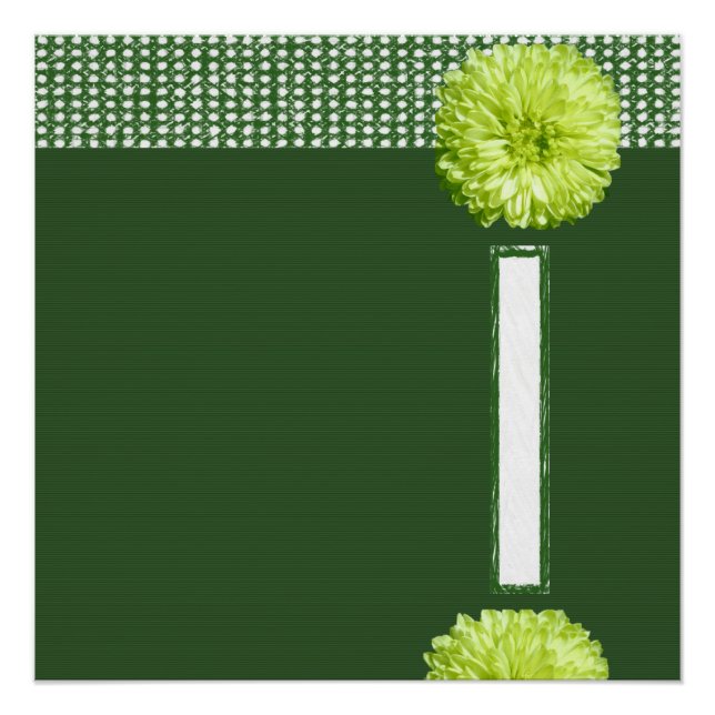 Poster floral (Devant)