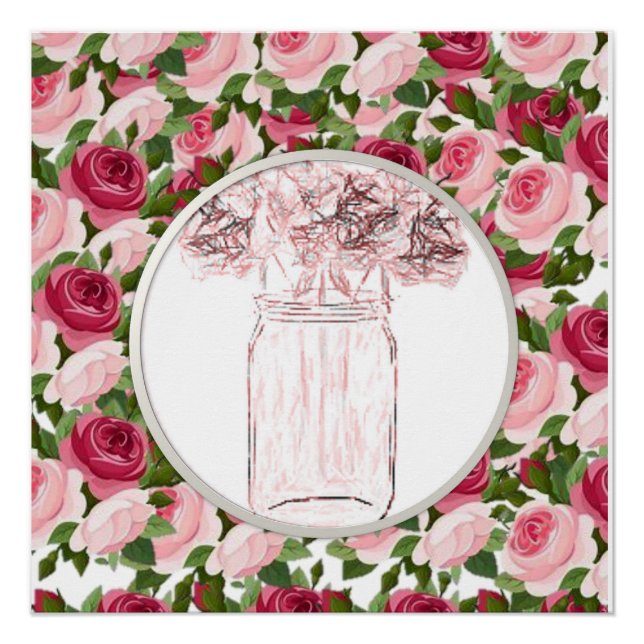 Poster floral (Devant)