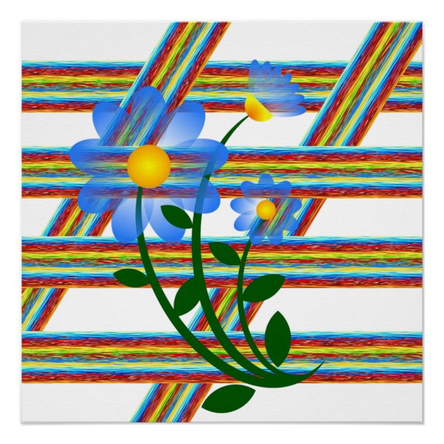 Poster floral (Devant)