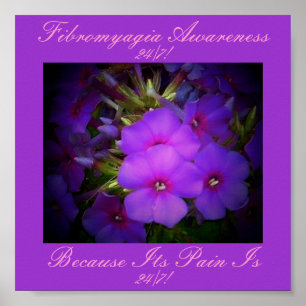 Poster Floral Conception-Fibromyalgie