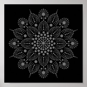 Poster Floral Mandala