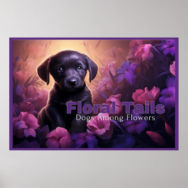 Poster Floral Tails (Devant)