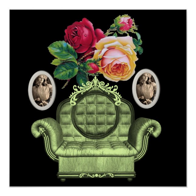 Poster Floral Victorian (Devant)