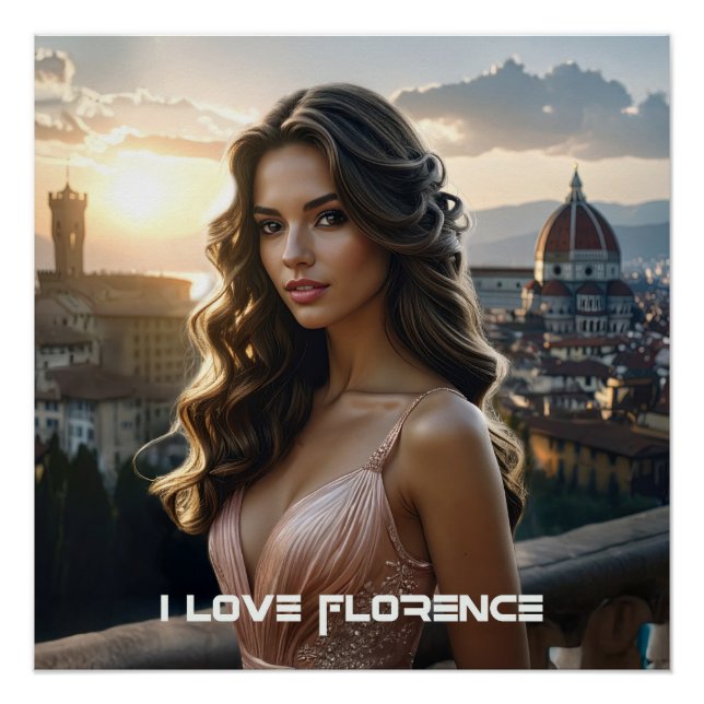 POSTER FLORENCE - ITALIE (Devant)