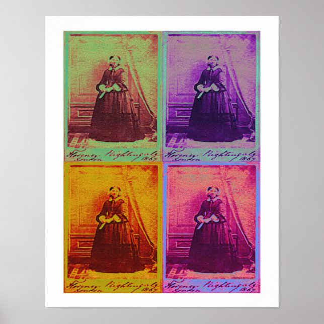 Poster Florence Nightingale Coloris Imprimer (Devant)