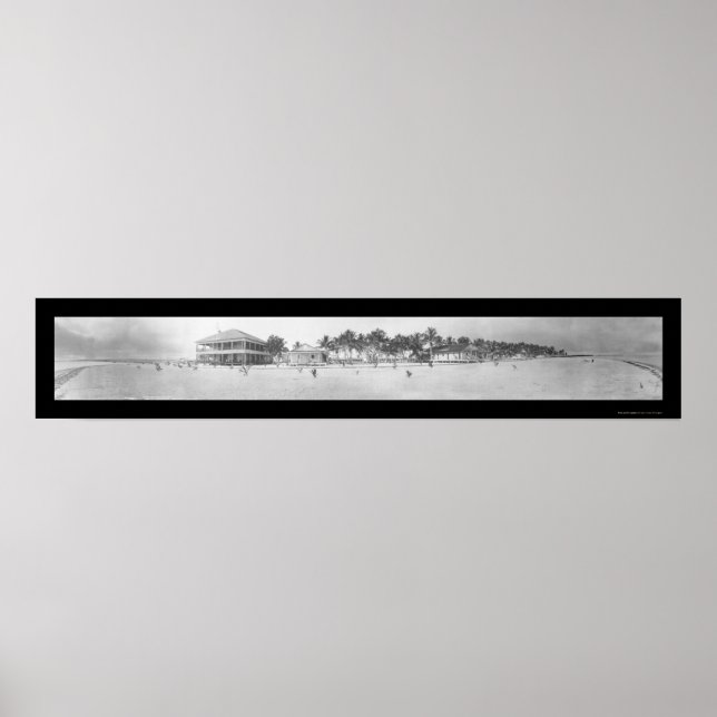 Poster Florida Keys Fishing LG Photo 1912 (Devant)