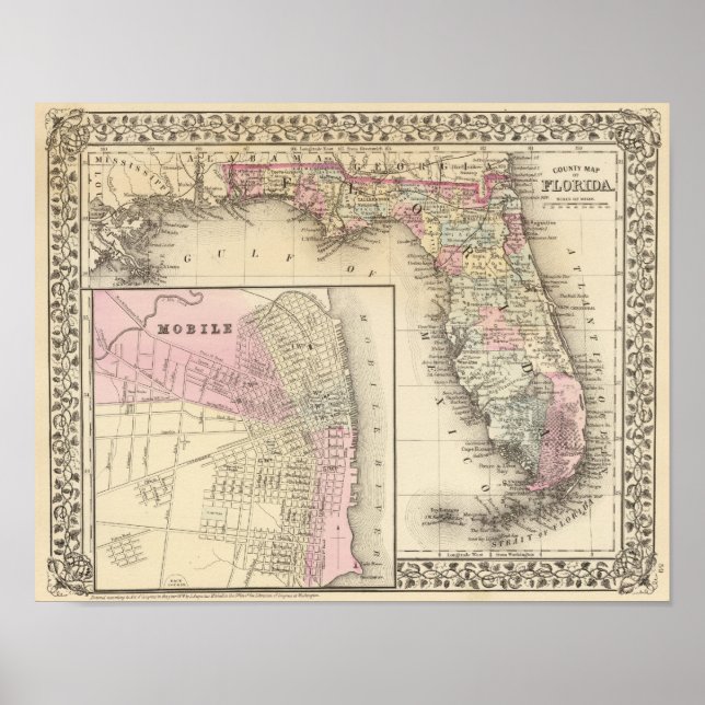 Poster Floride, Mobile (Devant)