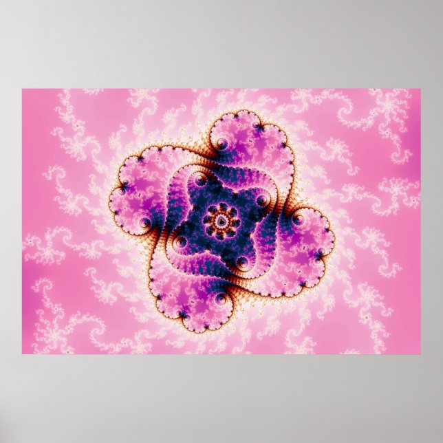 Poster Florivet - Fractal Art (Devant)
