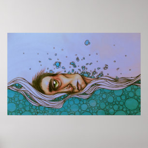 Poster "Flottant dessus par" l'affiche