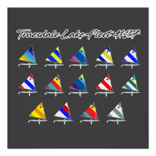 Poster Flotte no 27 du lac Truesdale