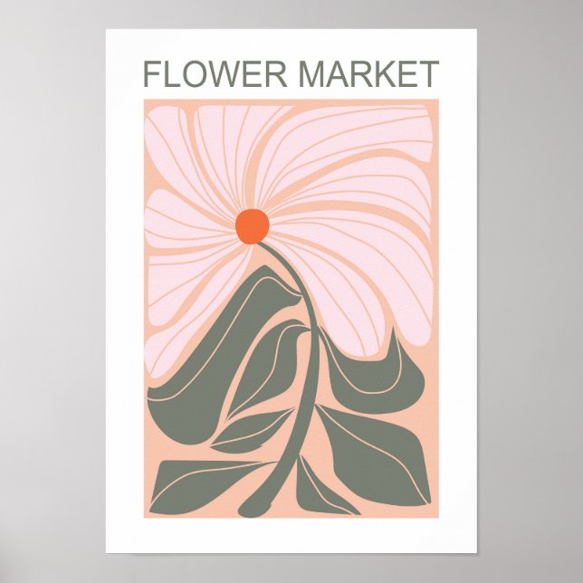 Poster Flower Market A3 (Devant)