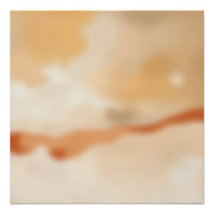 Poster Flux Chaud Abstrait