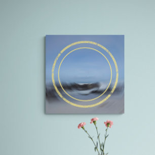 Poster Flux de marée Abstrait Paysage marin contemporain